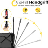 Sekey 4020 Folding Wagon 150kg with Brakes & Wide Tires – Robust Handcart for Off-Road & Outdoor Use